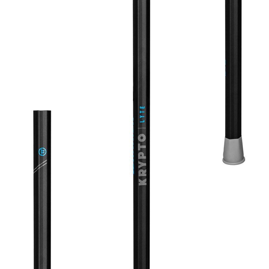 Warrior Evo Krypto Lyte Def Lacrosse Shaft (No Head) Defense Black 60"-Warrior-Sports Replay - Sports Excellence