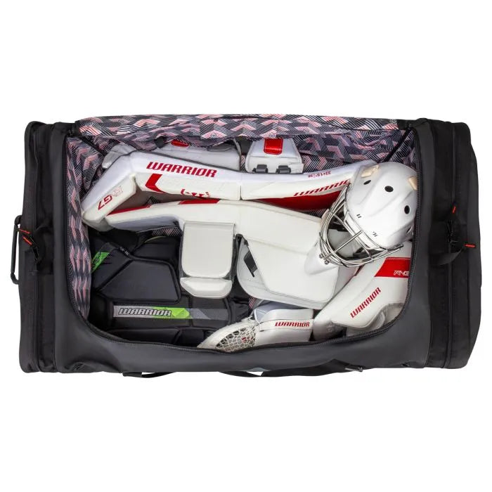 Warrior Goalie Roller Bag Black-Warrior-Sports Replay - Sports Excellence