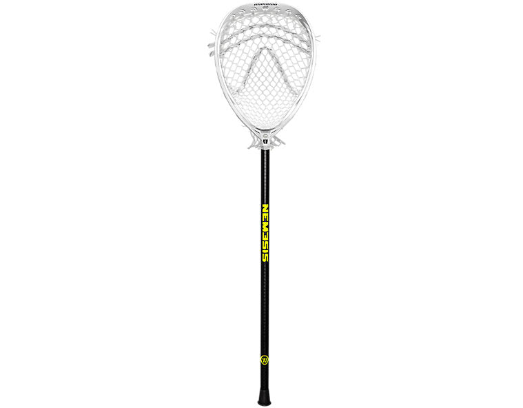 Warrior Nemesis Qs Goalie Lacrosse Stick White-Warrior-Sports Replay - Sports Excellence