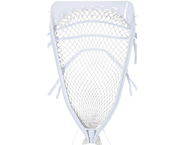 Warrior Wall Senior Goalie Strung Lacrosse Head White-Warrior-Sports Replay - Sports Excellence