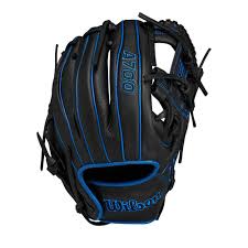 Wilson A700 11.25" Baseball Glove W/ Pedroia Fit Black/Royal H-Web Rht-Sports Replay - Sports Excellence-Sports Replay - Sports Excellence