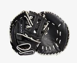 Wilson A700 33" Fastpitch Catcher'S Baseball Mitt H-Web Rht Black/White-Sports Replay - Sports Excellence-Sports Replay - Sports Excellence