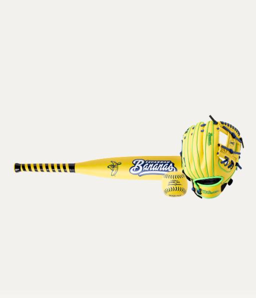 Wilson Bananas Baseball Kit - Glove/Ball/Bat-Wilson-Sports Replay - Sports Excellence