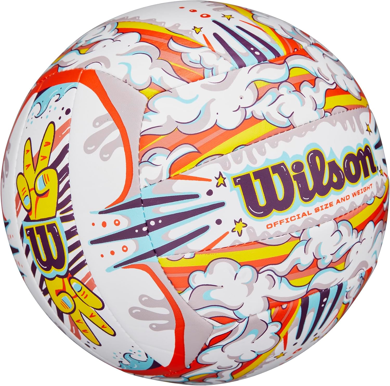 Wilson Grafitti Peace Volleyball-Wilson-Sports Replay - Sports Excellence