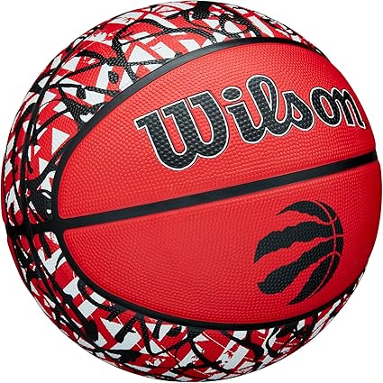 Wilson Nba Team Graffiti Toronto Raptors Basketball-Wilson-Sports Replay - Sports Excellence