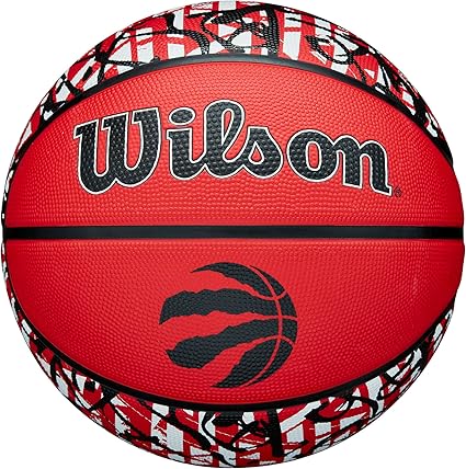 Wilson Nba Team Graffiti Toronto Raptors Basketball-Wilson-Sports Replay - Sports Excellence