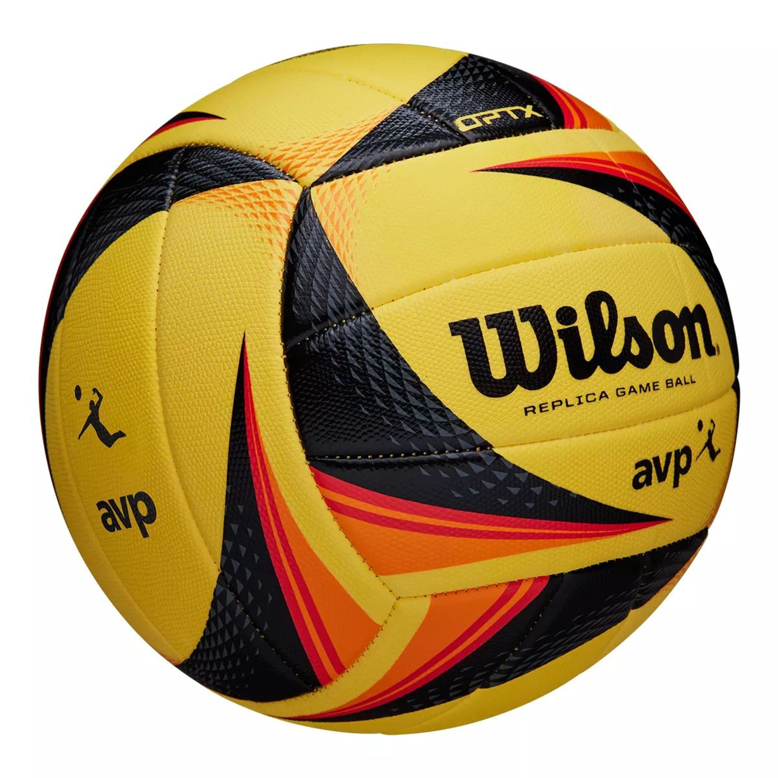 Wilson Optx Avp Replica Volleyball Optx/Yellow/Black-Wilson-Sports Replay - Sports Excellence