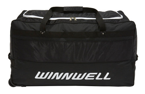 Winnwell Senior Wheel Goalie Bag Black-Winnwell-Sports Replay - Sports Excellence