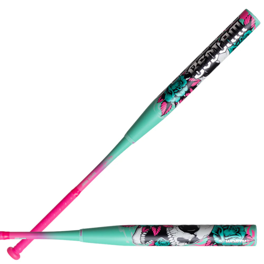 Worth 2026 Bedlam 2 Piece 13.5" J.Riley Balanced Slowpitch Bat-Worth-Sports Replay - Sports Excellence