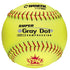 Worth Spn Protac Super Gray Dot C-Lok Compression Slo-Pitch Ball Hvy 12"-Worth-Sports Replay - Sports Excellence