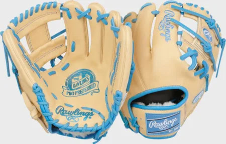Rawlings Pro Preferred 11.5" Baseball Glove Rht Pro-I Web Camel/Blue