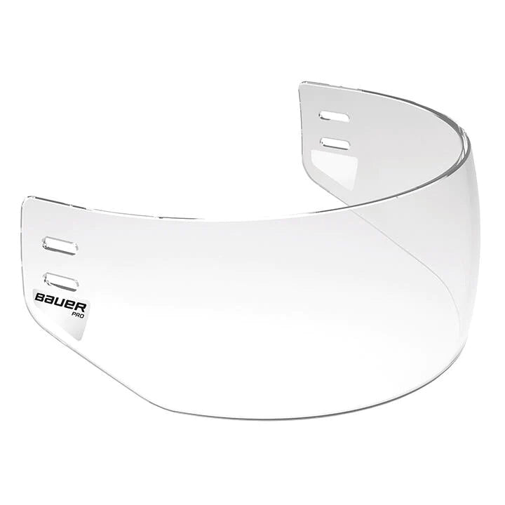 Bauer Pro Straight Hockey Visor Clear Csa Ce Certified Medium-Bauer-Sports Replay - Sports Excellence