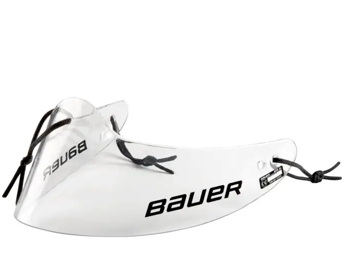 Bauer Senior Goalie lexan Throat Protector-BAUER-Sports Replay - Sports Excellence