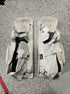 Bauer X900 Goalie Leg Pads Int Med Wht-Sports Replay - Sports Excellence-Sports Replay - Sports Excellence