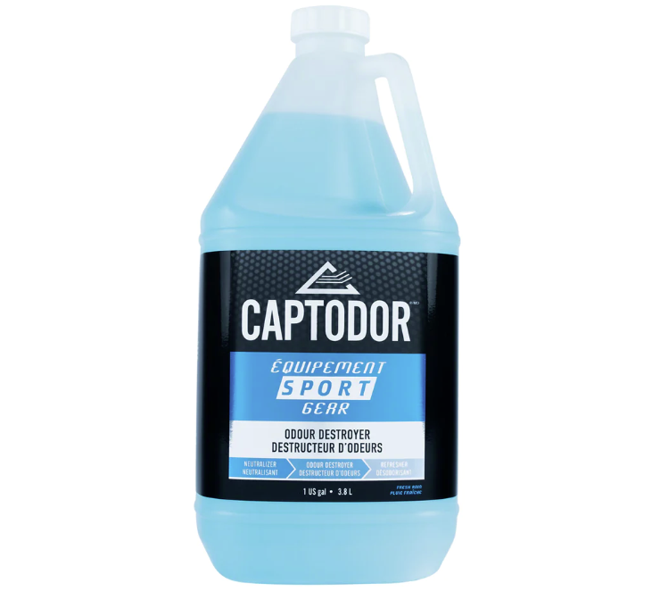 Captodor 3.8 L Gear Equipment Spray Fresh Rain 3.8 L / 1 Gallon-Captodor-Sports Replay - Sports Excellence