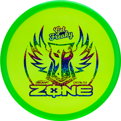 Discraft Brodie Smith Crystal Flx Zone "Get Freaky"-Sports Replay - Sports Excellence-Sports Replay - Sports Excellence