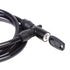 Evo Lock-It Coil Cable Lock With Key 8Mm X 1500Mm-Sports Replay - Sports Excellence-Sports Replay - Sports Excellence