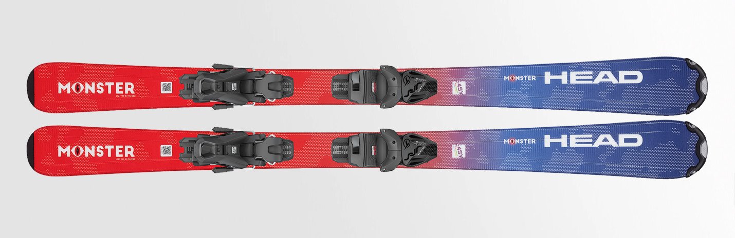 Head Monster Easy Jrs Skis W/ Jrs 4.5 Gw-Head-Sports Replay - Sports Excellence