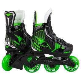 Mission Rh Lil'Ripper Youth Adjustable sz 11-1 yth Inline Roller Hockey Skates-Mission-Sports Replay - Sports Excellence