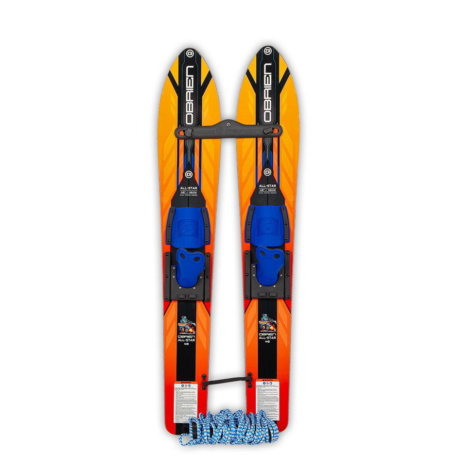 O'Brien All-Star 46" Kids Trainer Waterskis-Obrien-Sports Replay - Sports Excellence
