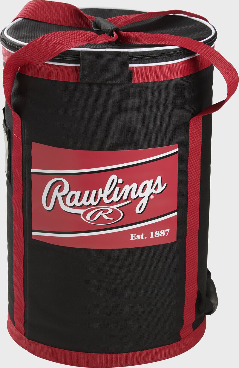 Rawlings Soft Sided Ball Bag Black-Rawlings-Sports Replay - Sports Excellence
