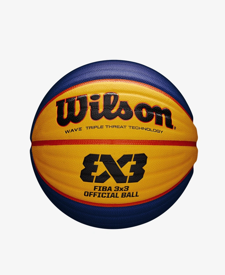 Wilson Fiba 3X3 Official Game Basketball Org/Pur/Red 3X3 Spec-Sports Replay - Sports Excellence-Sports Replay - Sports Excellence
