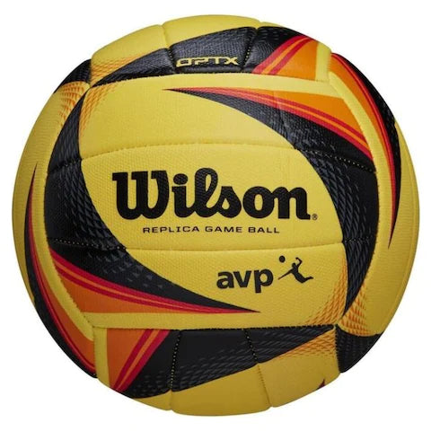 Wilson Optx Avp Replica Volleyball Yellow/Black-Sports Replay - Sports Excellence-Sports Replay - Sports Excellence
